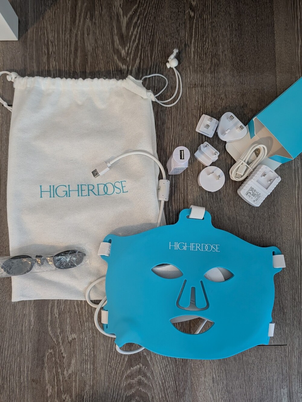 HigherDOSE Red Light Face Mask